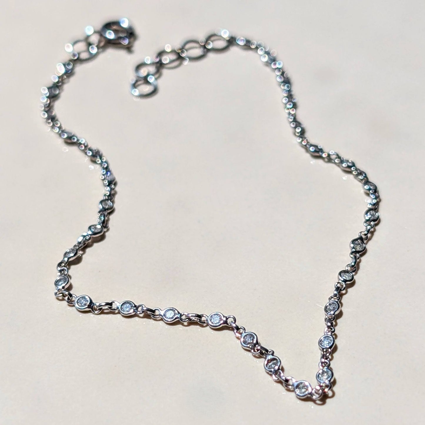 The Nova Link Bracelet – 18K White Gold with Natural Diamonds