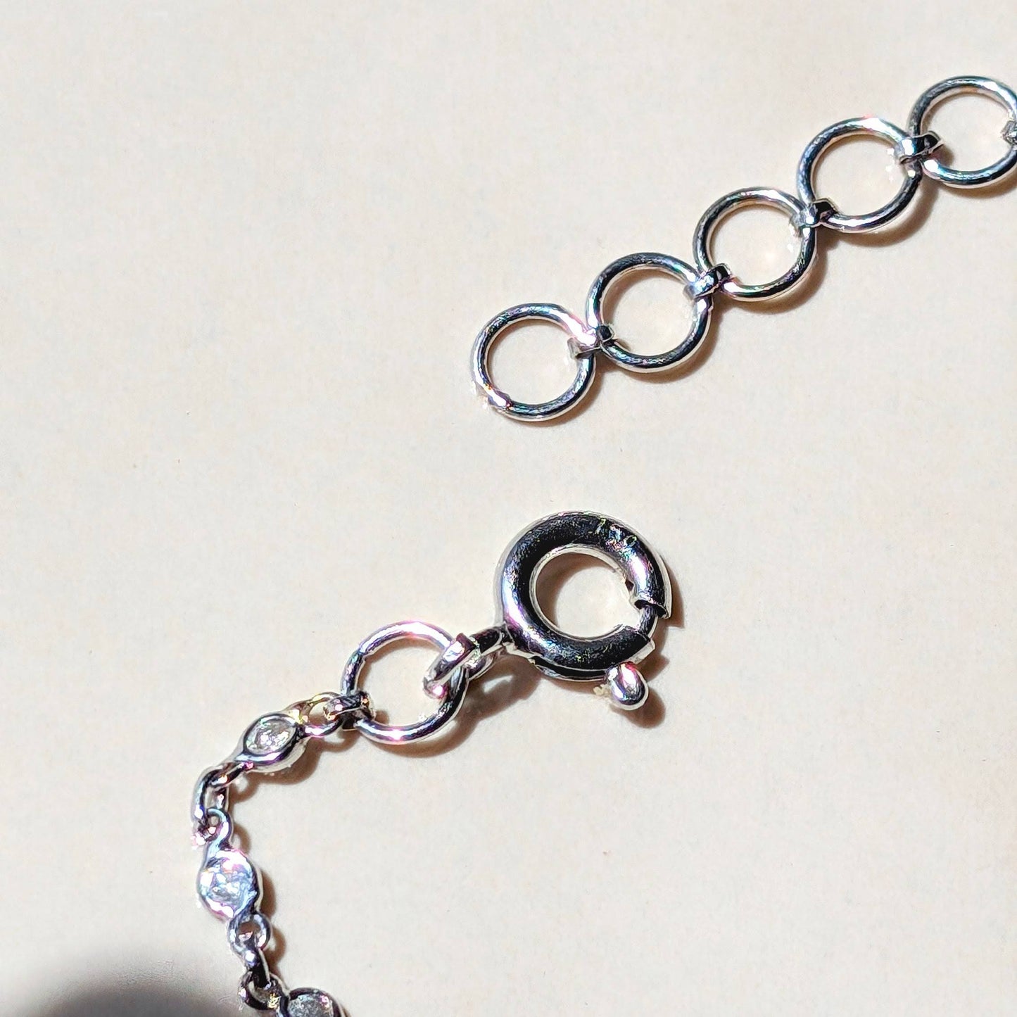 The Nova Link Bracelet – 18K White Gold with Natural Diamonds