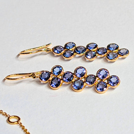 Tanzanite Mirage – 18K Tanzanite Earrings