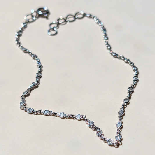 The Nova Link Bracelet – 18K White Gold with Natural Diamonds